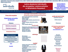 Tablet Screenshot of individualis.pl